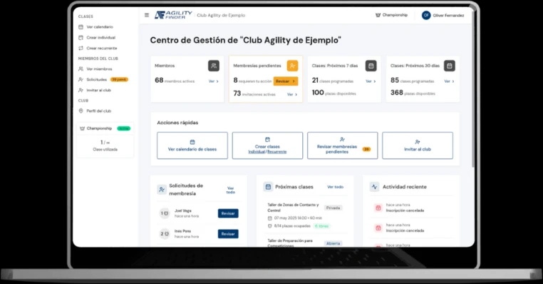 ClubManager Dashboard
