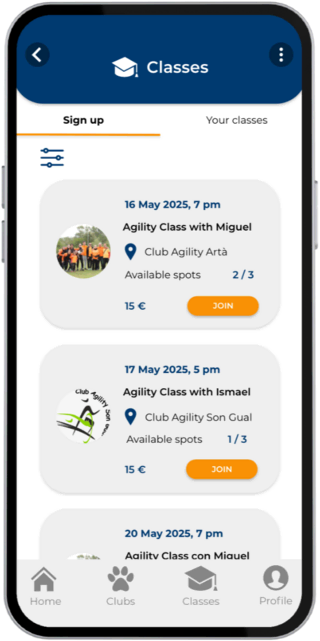 Download AgilityFinder App
